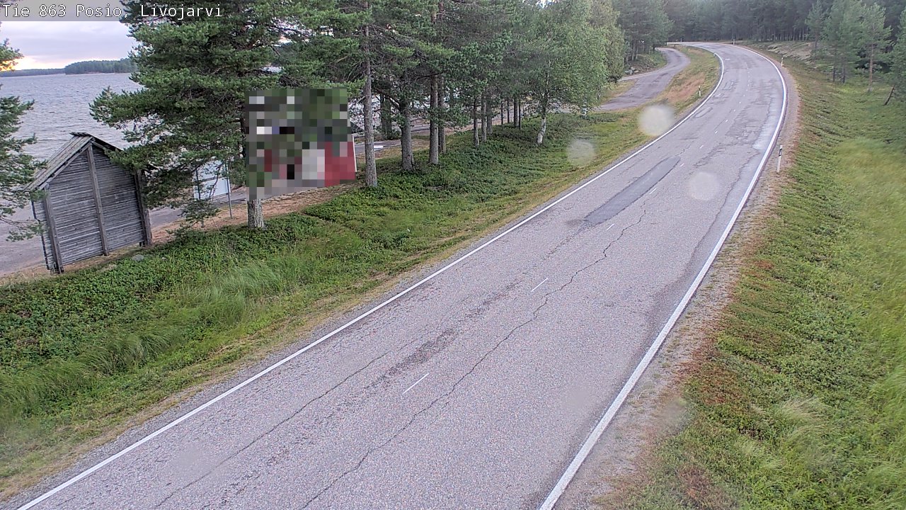 Kelikamerat Kuva Tie 863 Livojärvi, Posio, Lappi