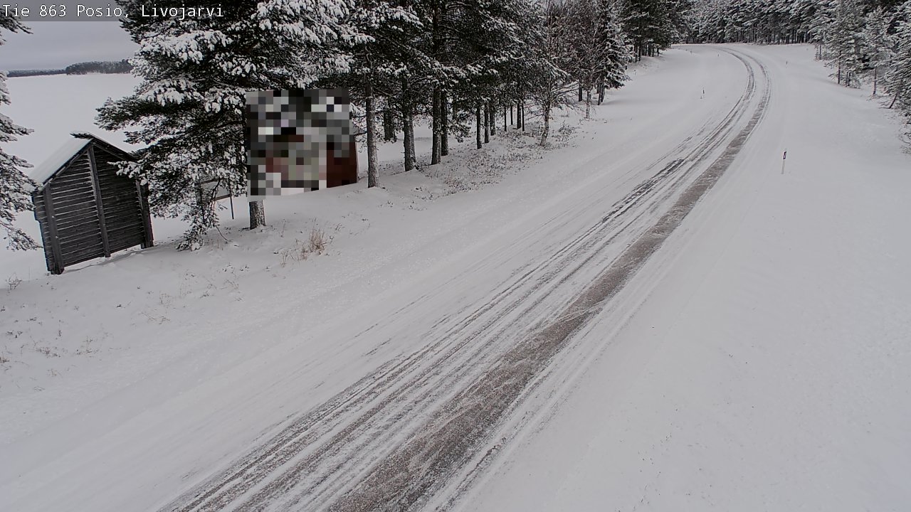 Kelikamerat Kuva Tie 863 Livojärvi, Posio, Lappi
