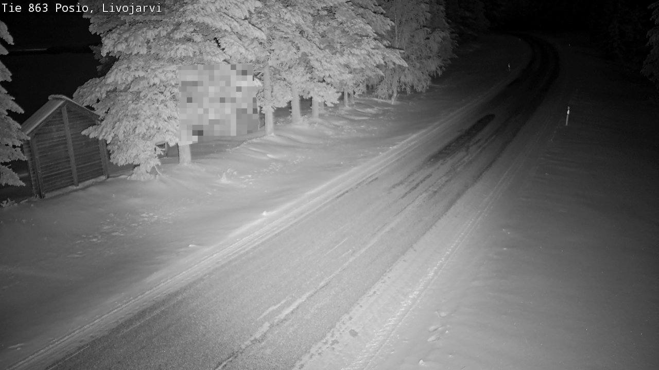 Kelikamerat Kuva Tie 863 Livojärvi, Posio, Lappi