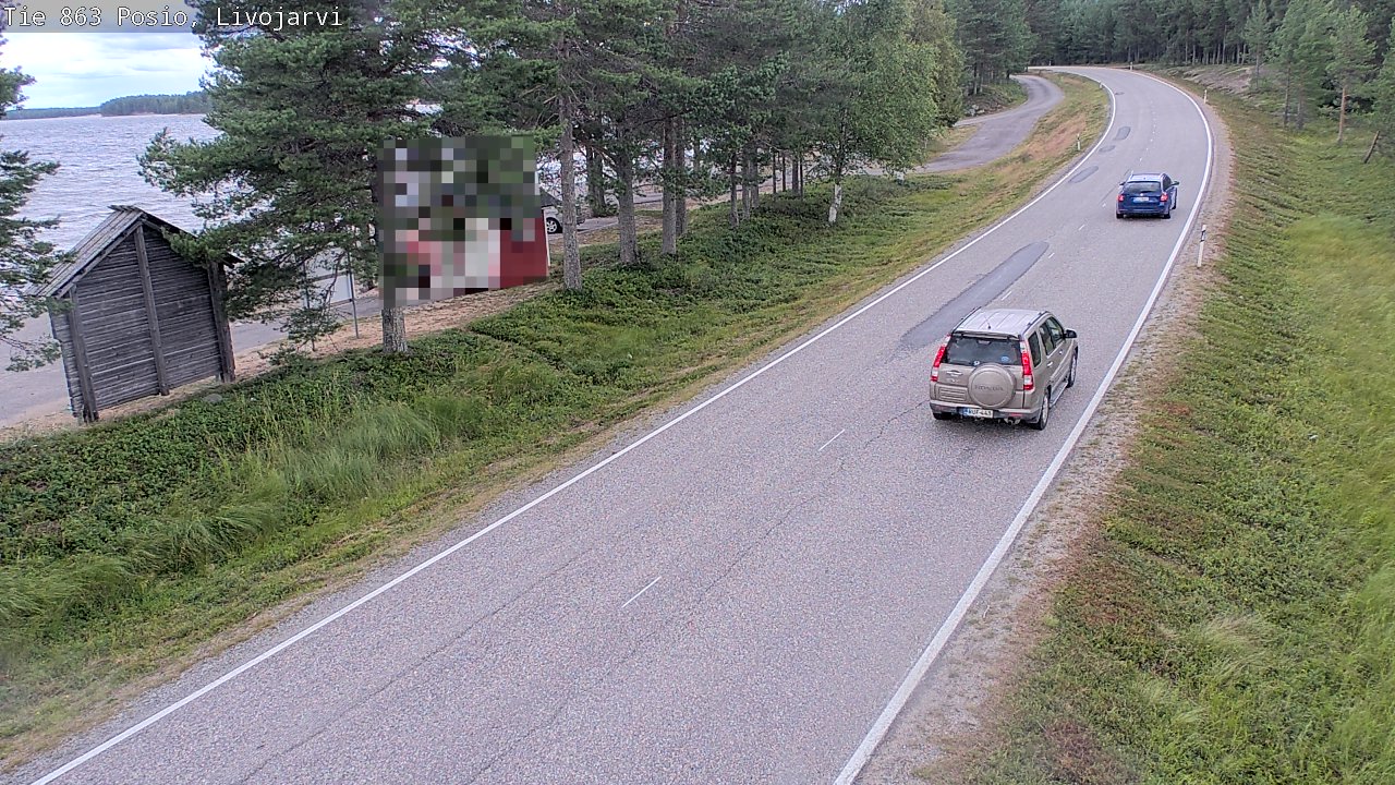 Kelikamerat Kuva Tie 863 Livojärvi, Posio, Lappi