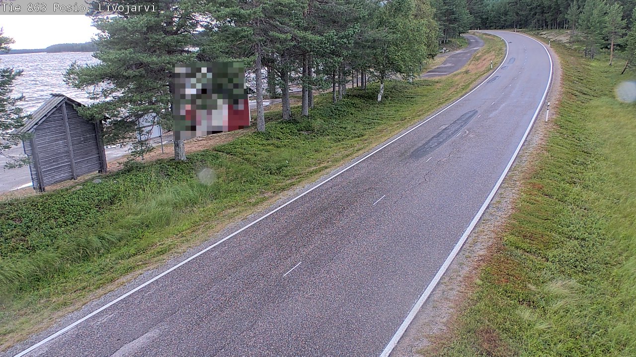 Kelikamerat Kuva Tie 863 Livojärvi, Posio, Lappi