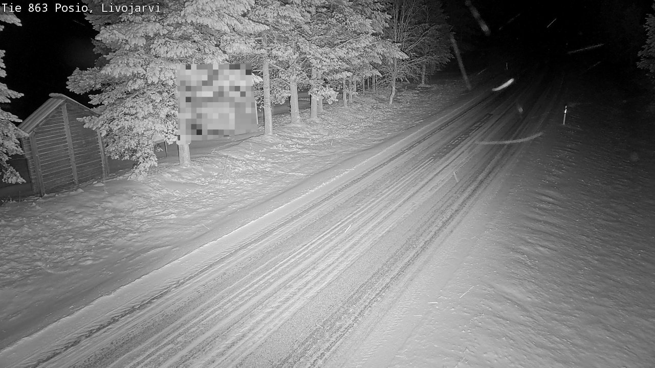 Kelikamerat Kuva Tie 863 Livojärvi, Posio, Lappi