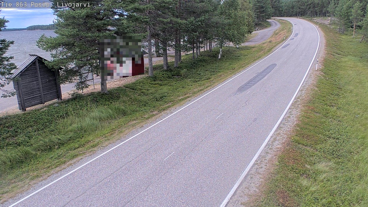 Kelikamerat Kuva Tie 863 Livojärvi, Posio, Lappi