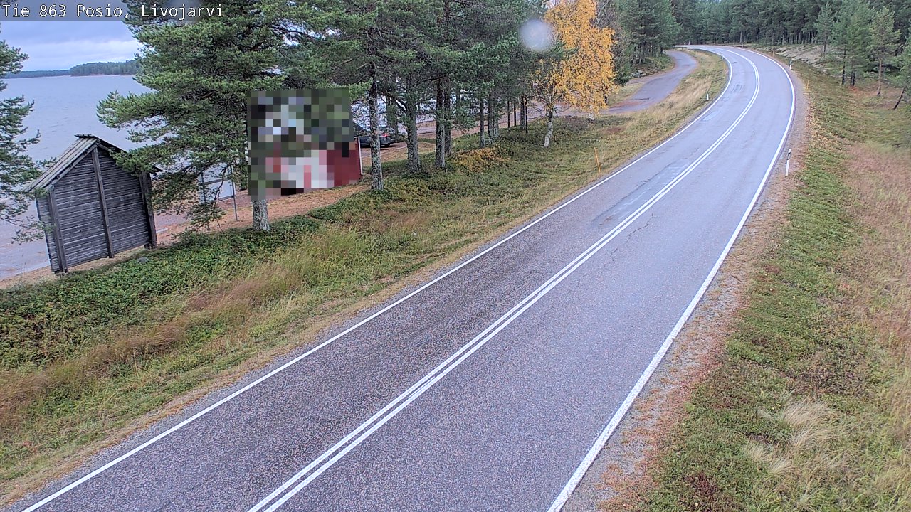 Kelikamerat Kuva Tie 863 Livojärvi, Posio, Lappi