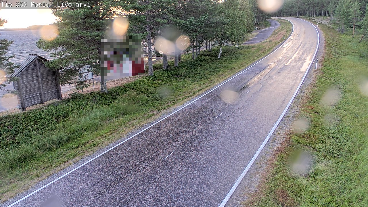 Kelikamerat Kuva Tie 863 Livojärvi, Posio, Lappi