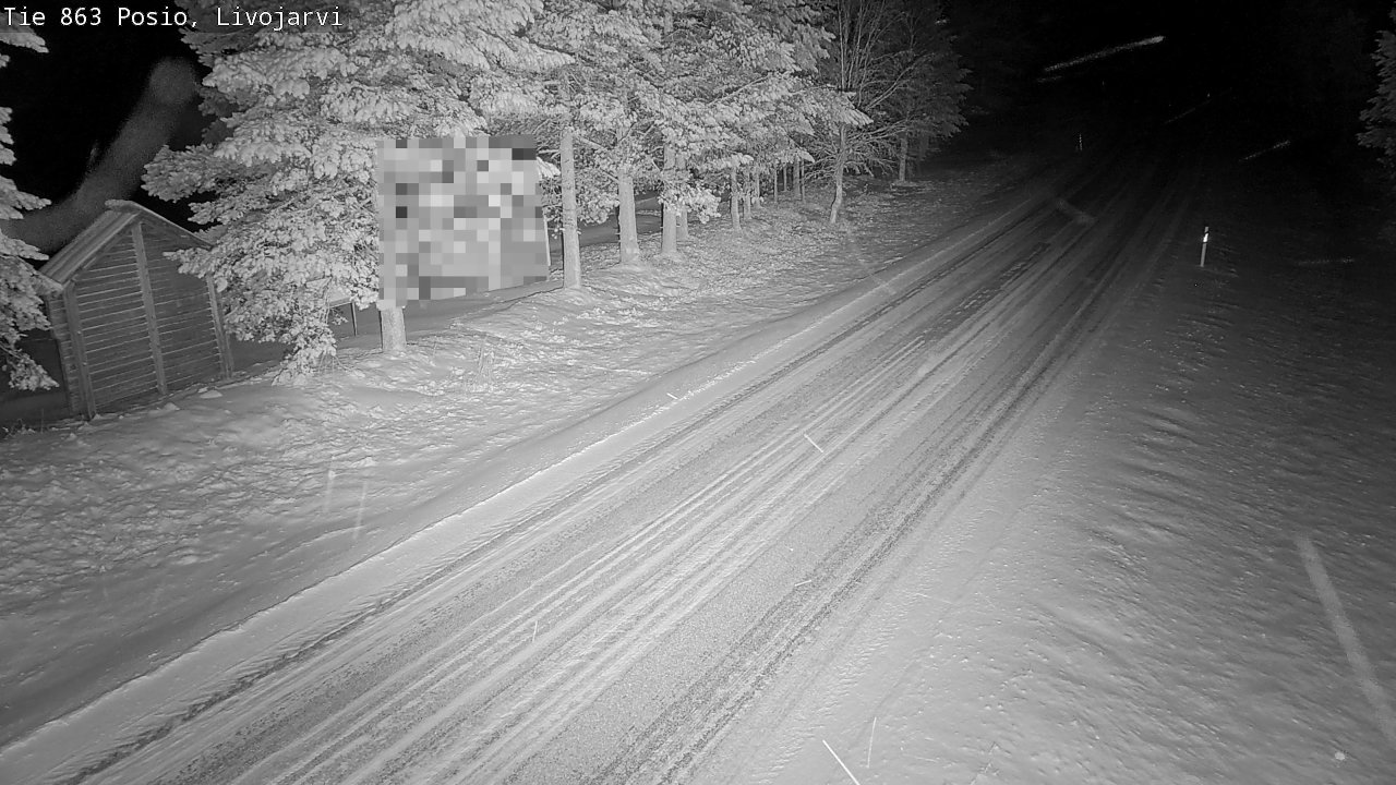 Kelikamerat Kuva Tie 863 Livojärvi, Posio, Lappi