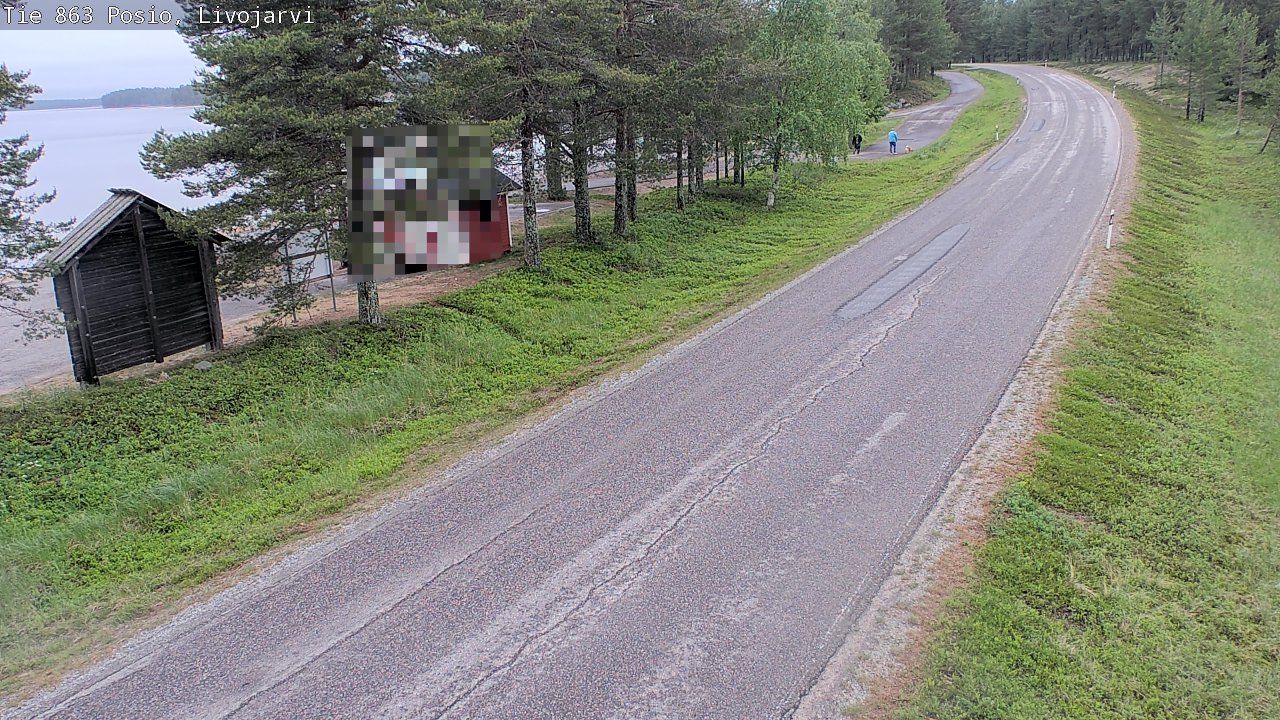 Kelikamerat Kuva Tie 863 Livojärvi, Posio, Lappi