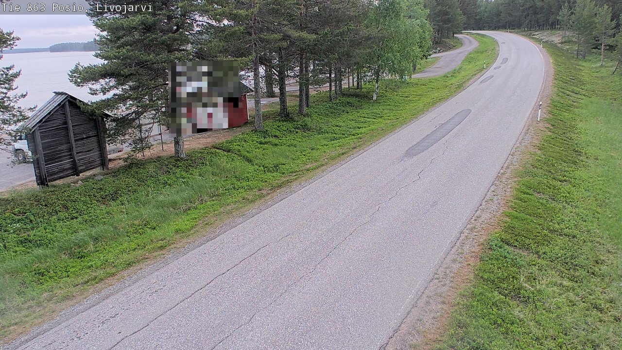 Kelikamerat Kuva Tie 863 Livojärvi, Posio, Lappi