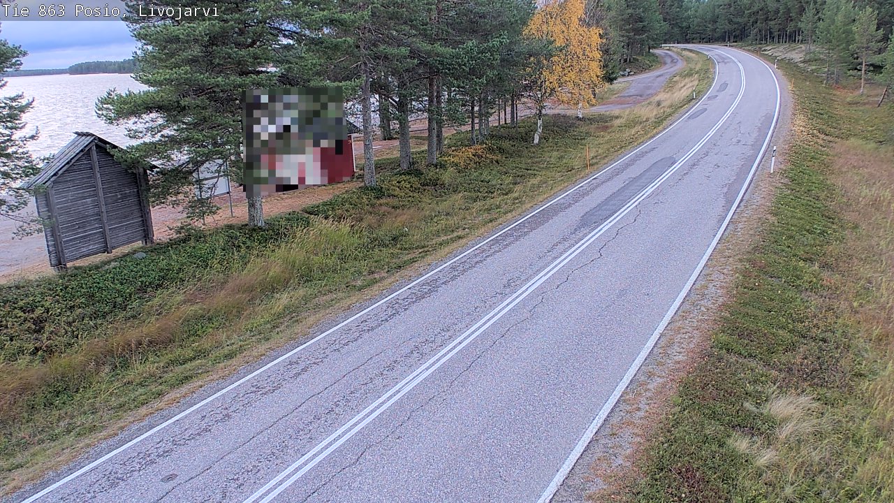 Kelikamerat Kuva Tie 863 Livojärvi, Posio, Lappi