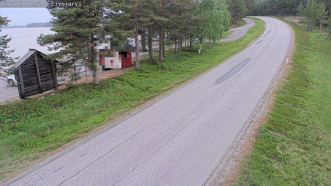 Kelikamerat Kuva Tie 863 Livojärvi, Posio, Lappi