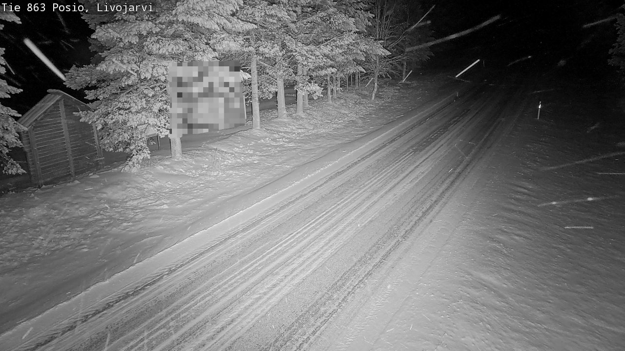 Kelikamerat Kuva Tie 863 Livojärvi, Posio, Lappi