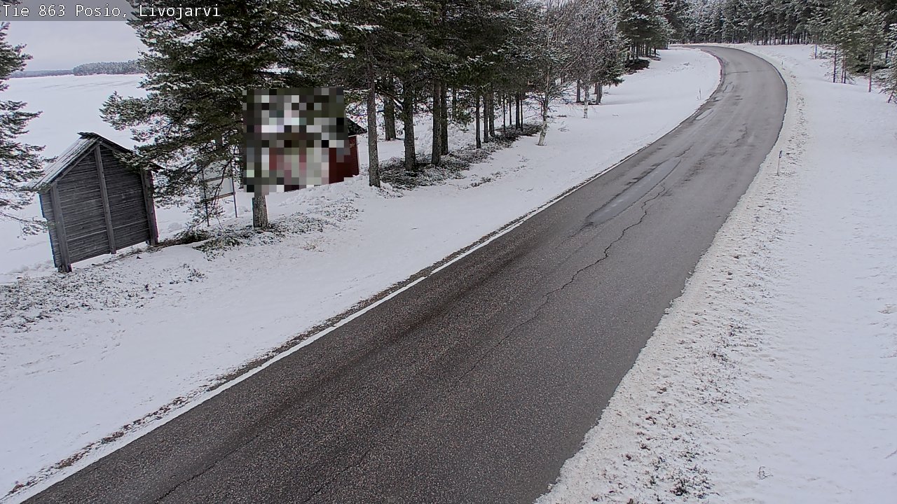 Kelikamerat Kuva Tie 863 Livojärvi, Posio, Lappi