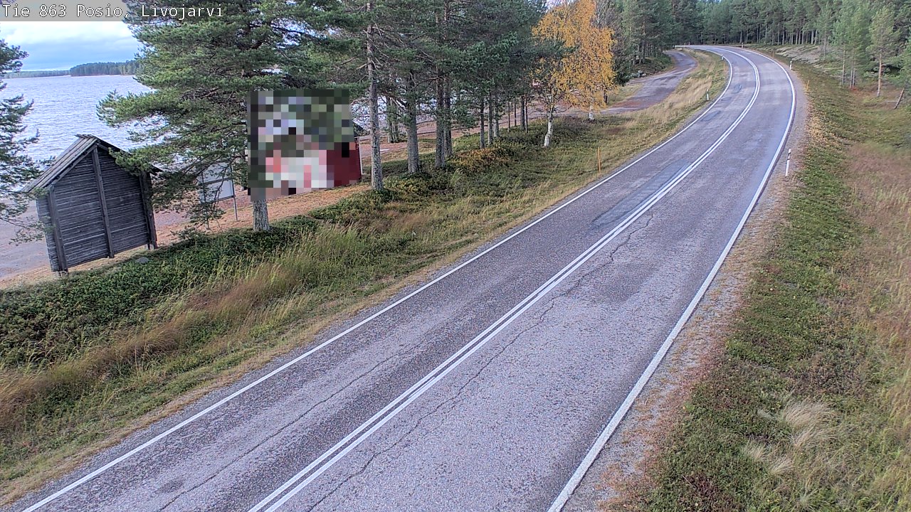 Kelikamerat Kuva Tie 863 Livojärvi, Posio, Lappi
