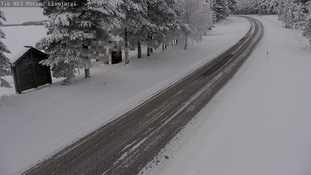 Kelikamerat Kuva Tie 863 Livojärvi, Posio, Lappi