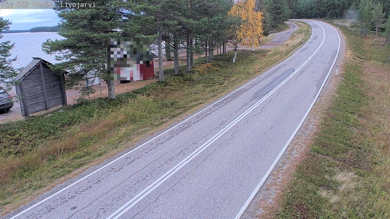 Kelikamerat Kuva Tie 863 Livojärvi, Posio, Lappi