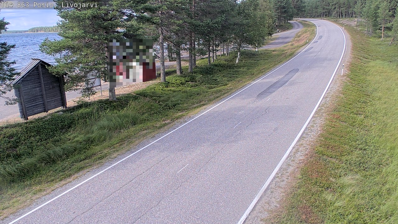 Kelikamerat Kuva Tie 863 Livojärvi, Posio, Lappi