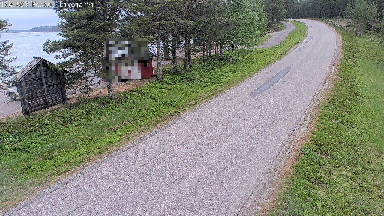 Kelikamerat Kuva Tie 863 Livojärvi, Posio, Lappi