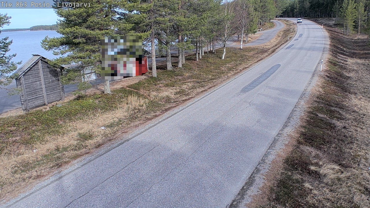 Weather Camera Image Väg 863 Livojärvi, Posio, Lappi