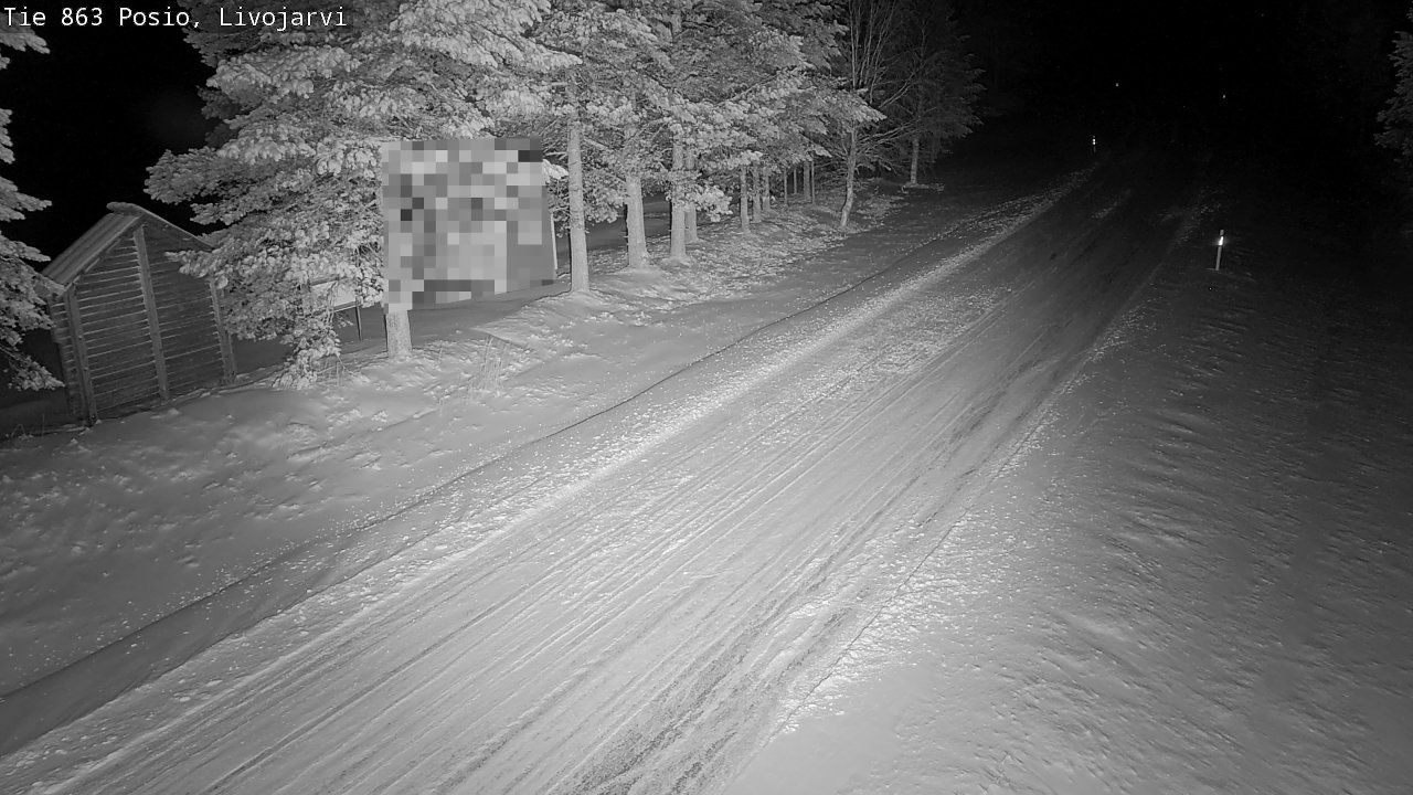 Kelikamerat Kuva Tie 863 Livojärvi, Posio, Lappi