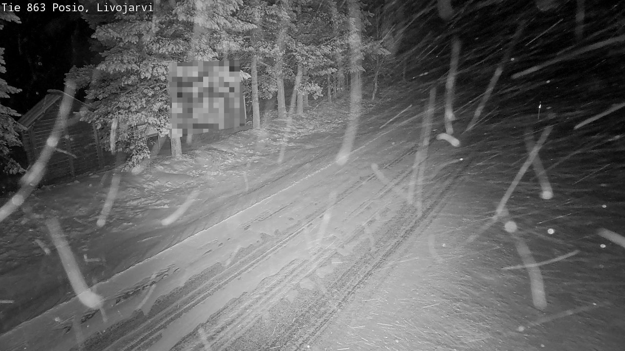 Kelikamerat Kuva Tie 863 Livojärvi, Posio, Lappi
