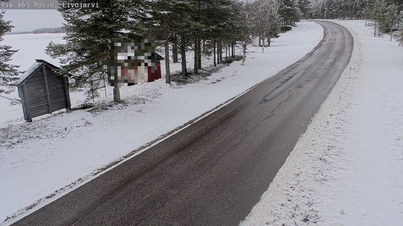 Kelikamerat Kuva Tie 863 Livojärvi, Posio, Lappi