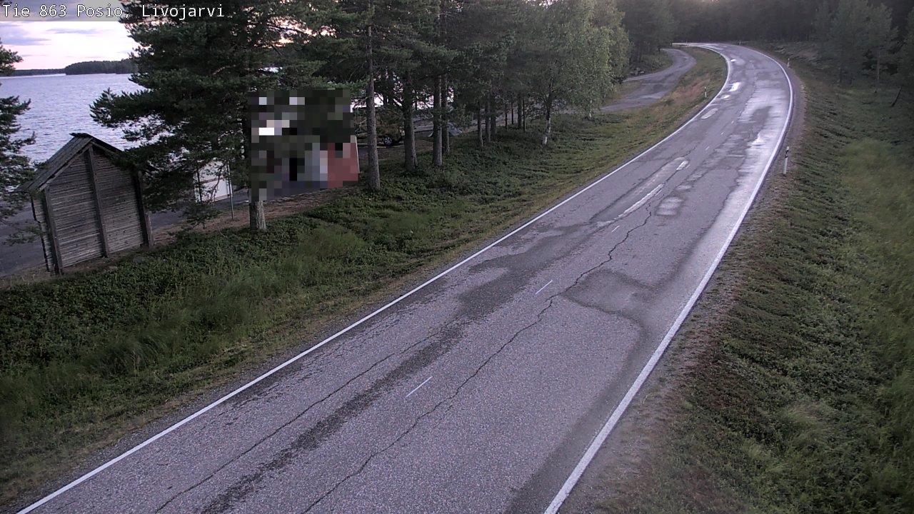 Kelikamerat Kuva Tie 863 Livojärvi, Posio, Lappi