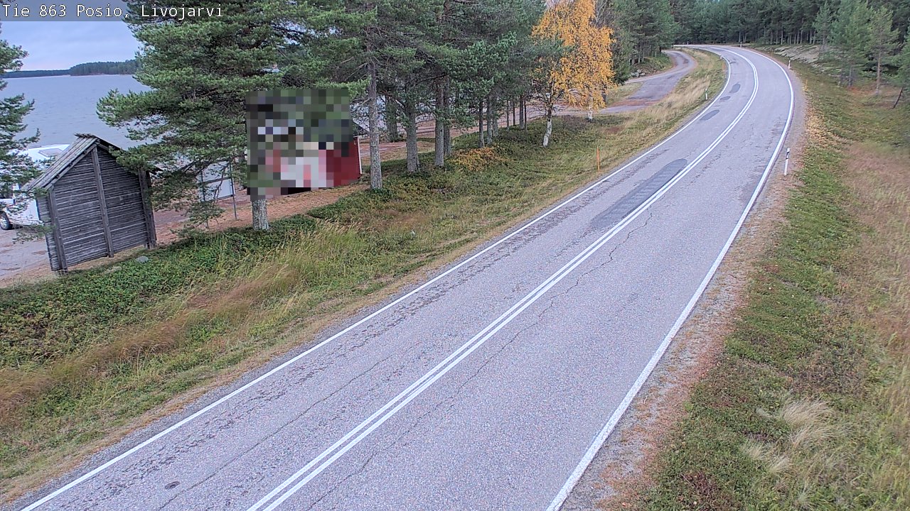 Kelikamerat Kuva Tie 863 Livojärvi, Posio, Lappi