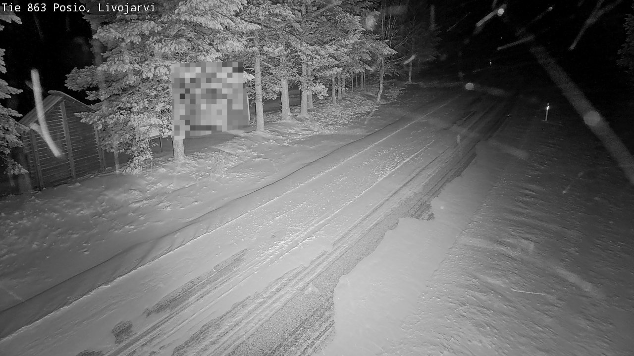 Kelikamerat Kuva Tie 863 Livojärvi, Posio, Lappi