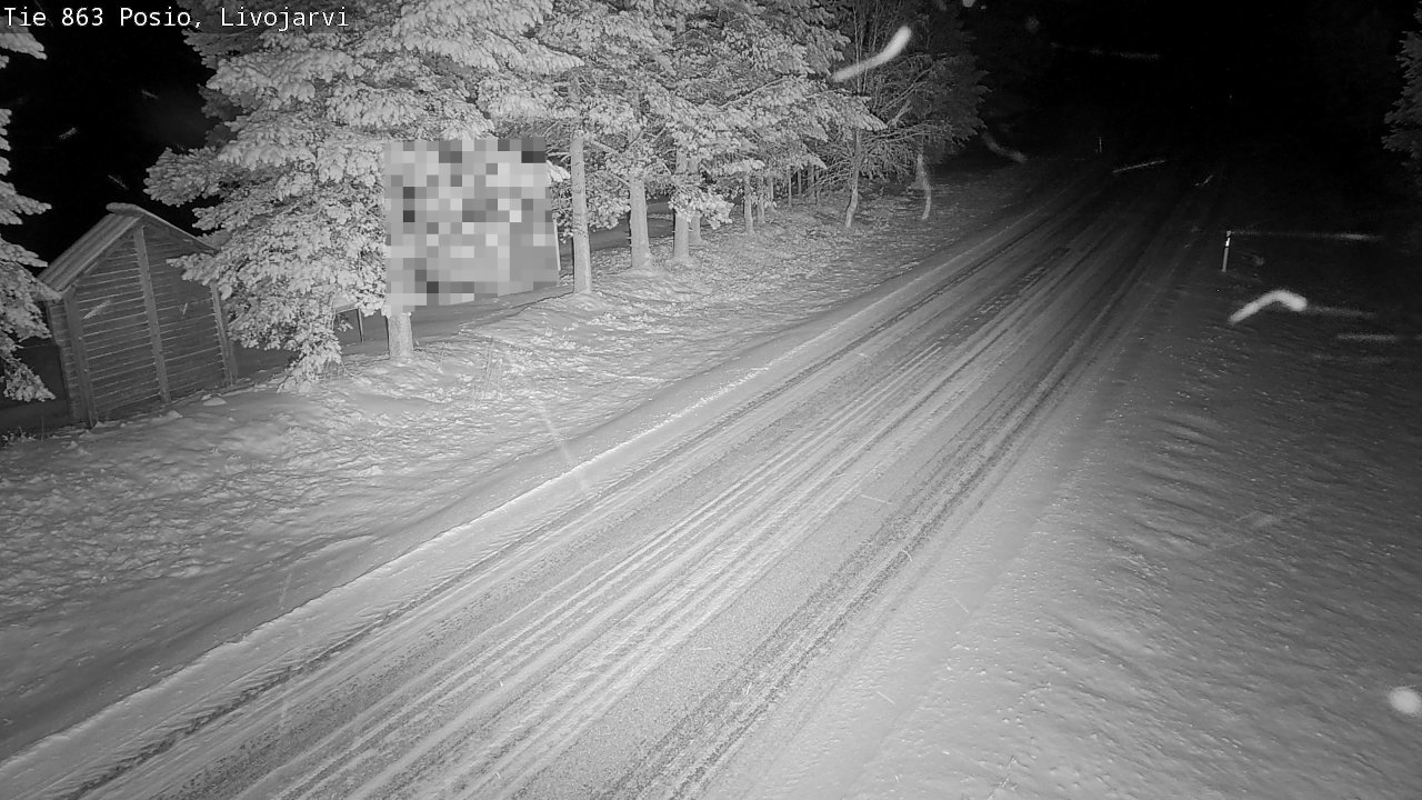 Kelikamerat Kuva Tie 863 Livojärvi, Posio, Lappi