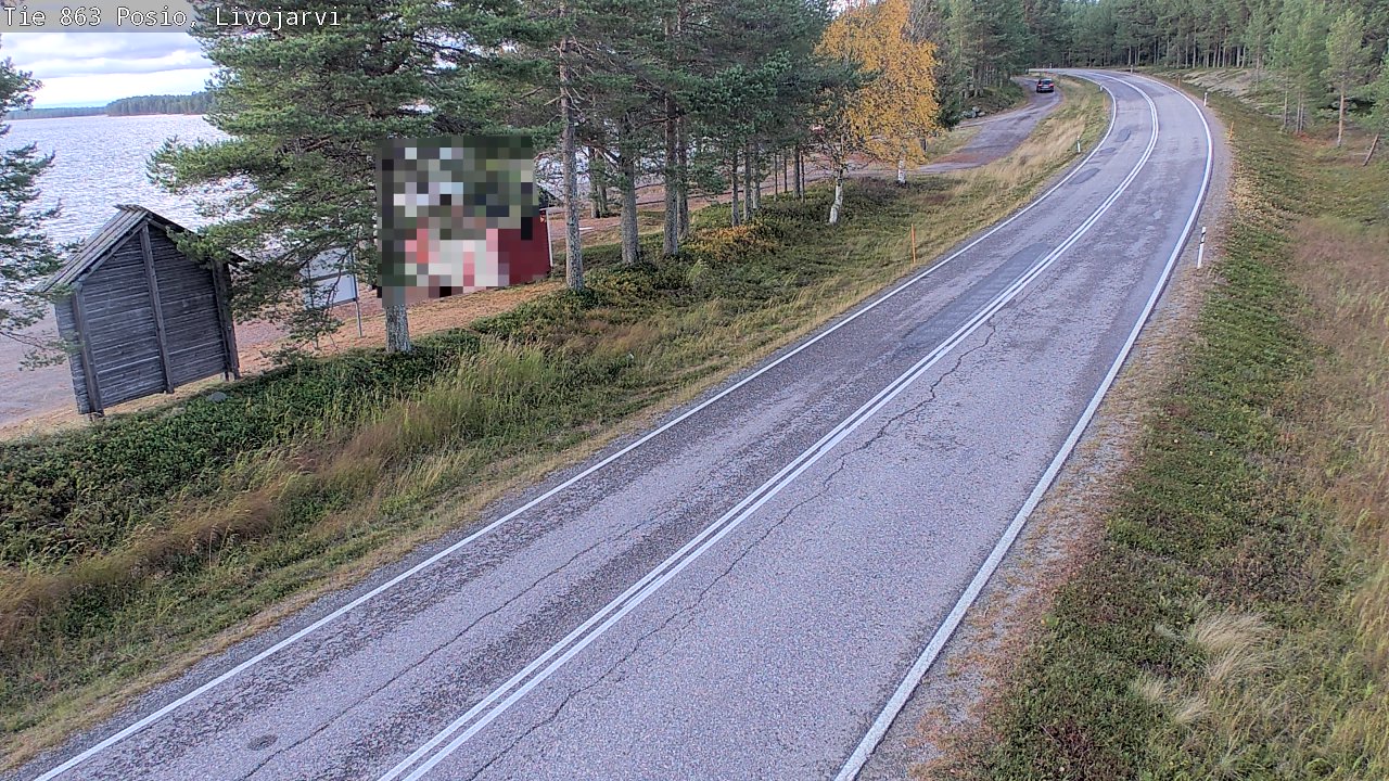 Kelikamerat Kuva Tie 863 Livojärvi, Posio, Lappi