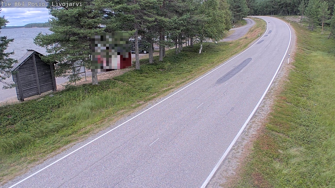Kelikamerat Kuva Tie 863 Livojärvi, Posio, Lappi