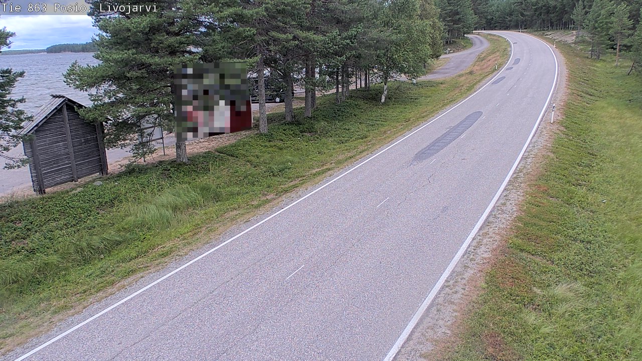 Kelikamerat Kuva Tie 863 Livojärvi, Posio, Lappi