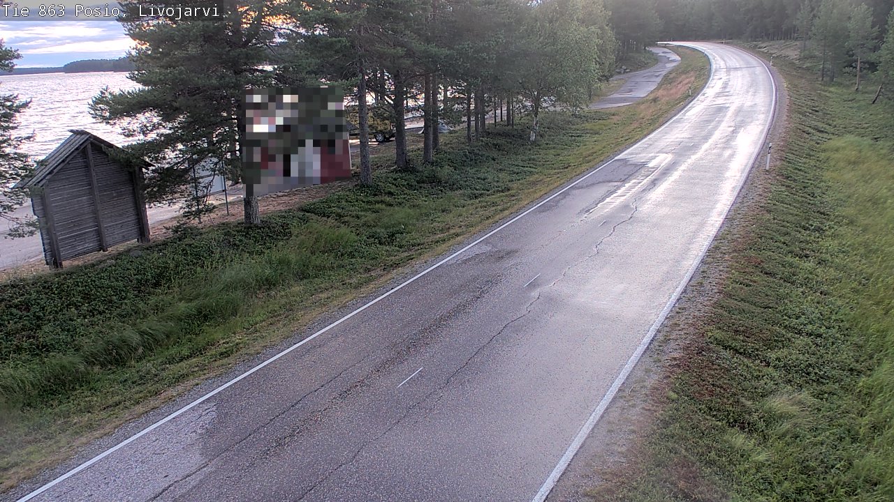 Kelikamerat Kuva Tie 863 Livojärvi, Posio, Lappi