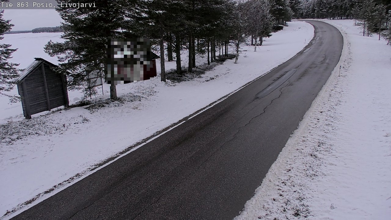 Kelikamerat Kuva Tie 863 Livojärvi, Posio, Lappi