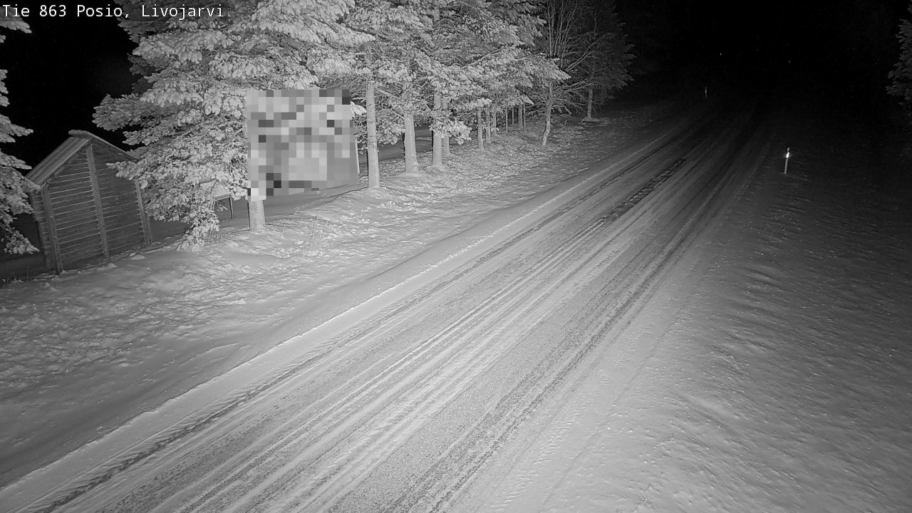 Kelikamerat Kuva Tie 863 Livojärvi, Posio, Lappi