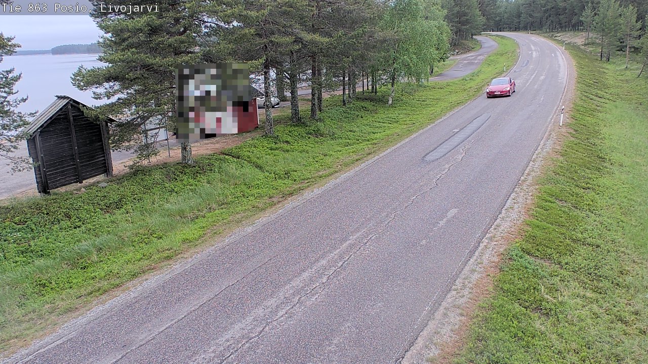 Kelikamerat Kuva Tie 863 Livojärvi, Posio, Lappi