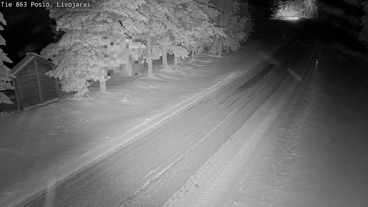 Kelikamerat Kuva Tie 863 Livojärvi, Posio, Lappi