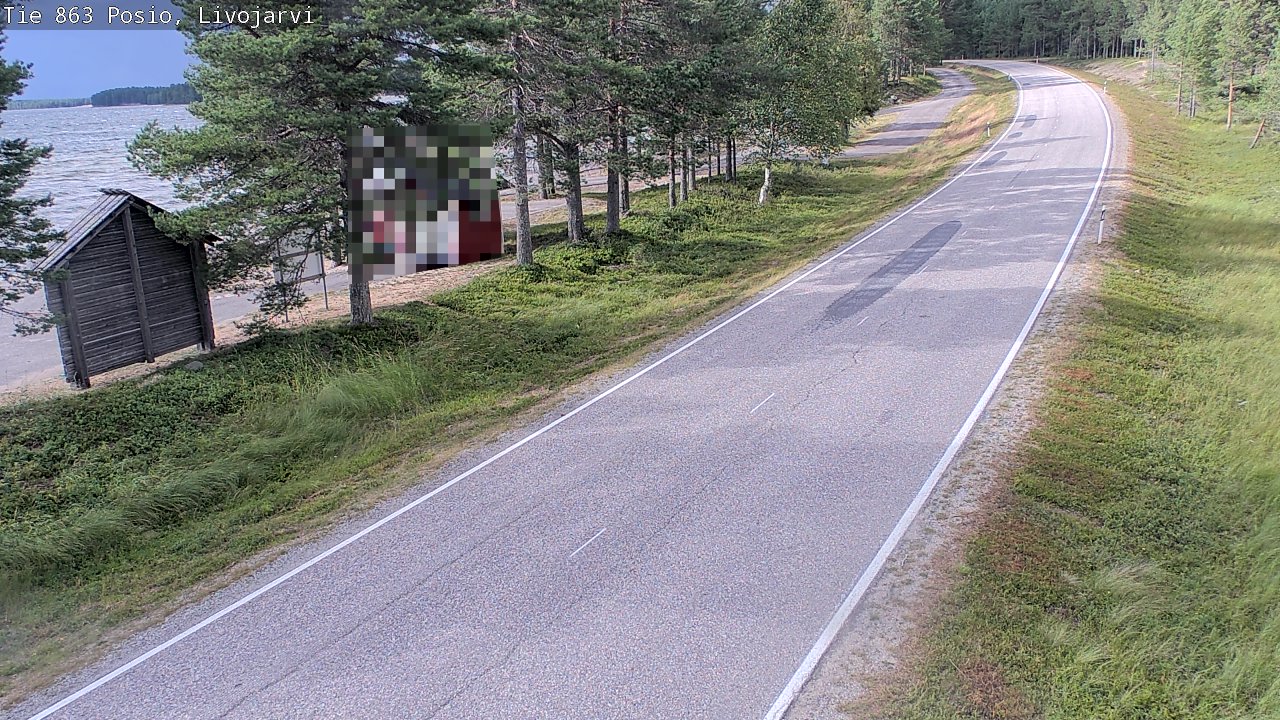 Kelikamerat Kuva Tie 863 Livojärvi, Posio, Lappi