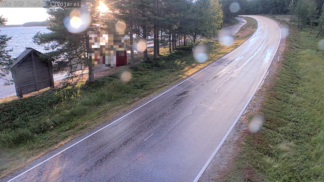 Kelikamerat Kuva Tie 863 Livojärvi, Posio, Lappi