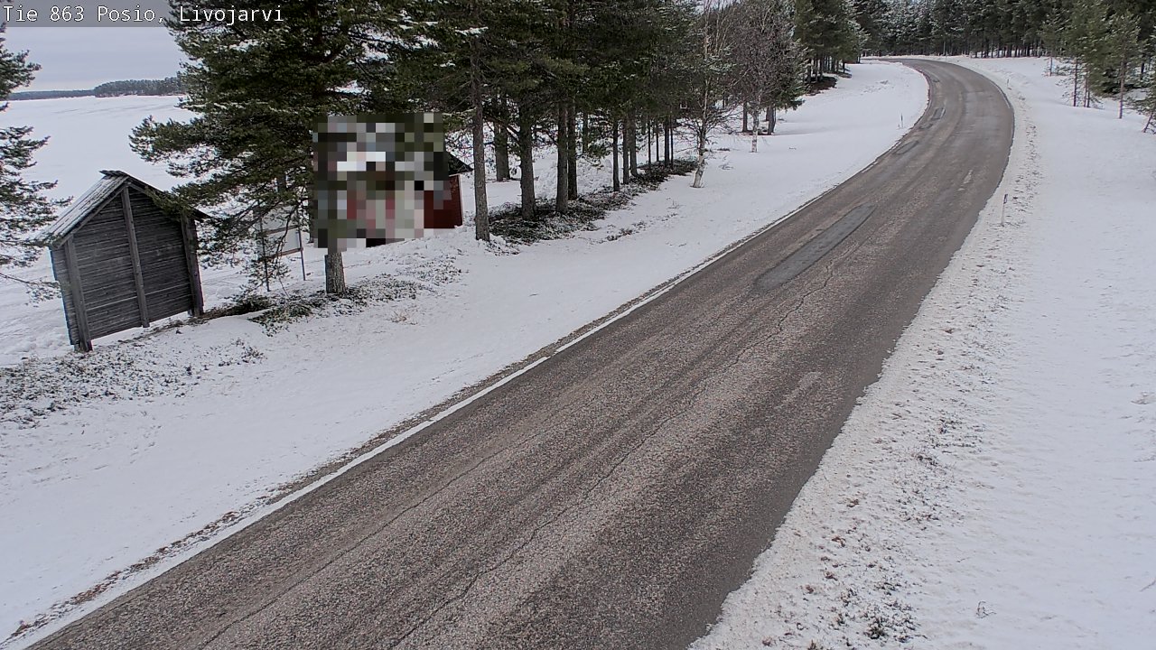 Kelikamerat Kuva Tie 863 Livojärvi, Posio, Lappi