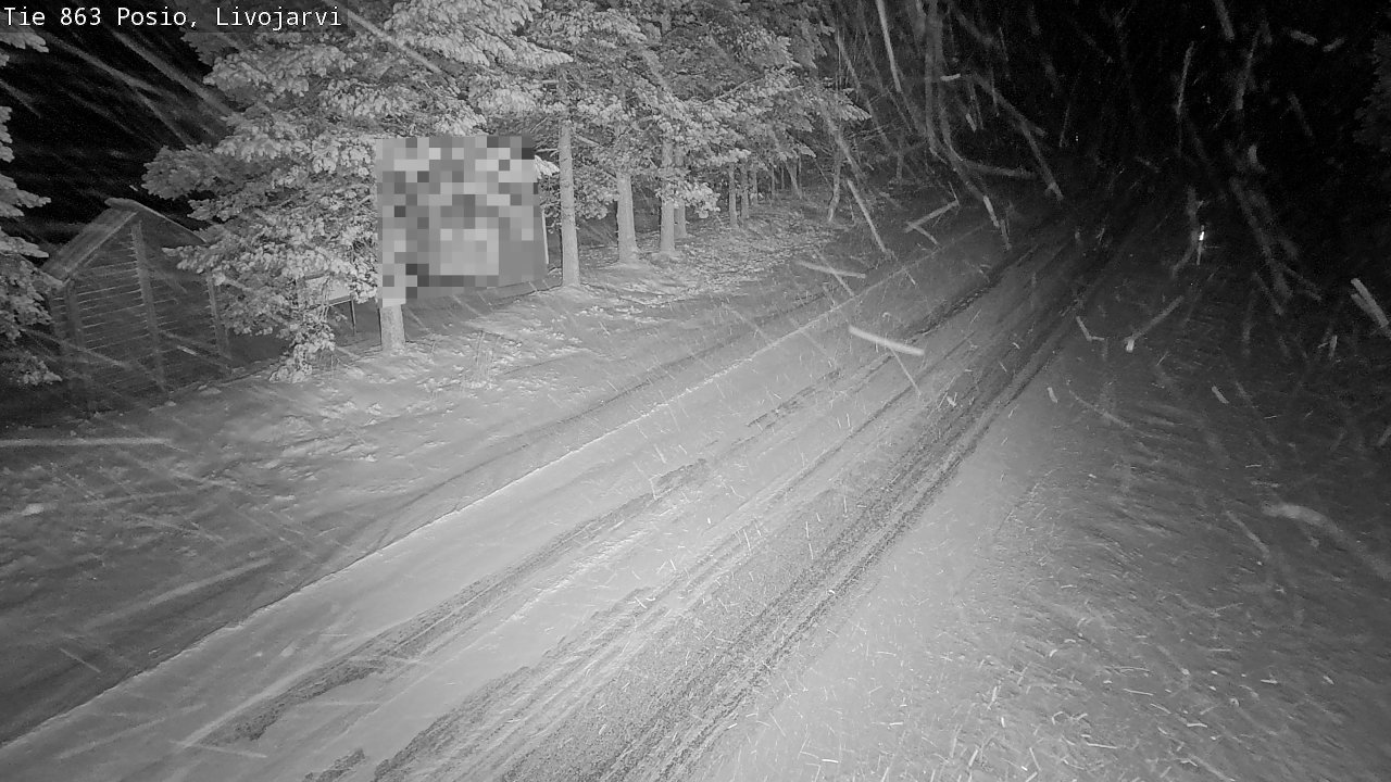 Kelikamerat Kuva Tie 863 Livojärvi, Posio, Lappi