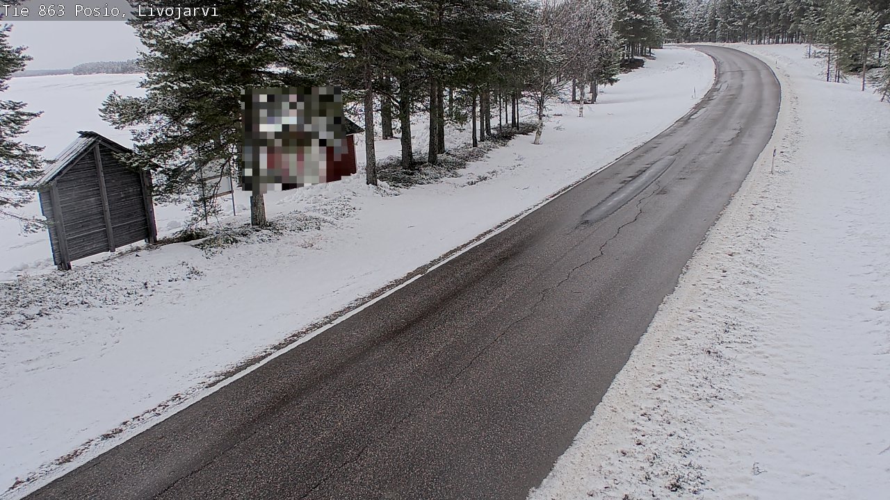 Kelikamerat Kuva Tie 863 Livojärvi, Posio, Lappi