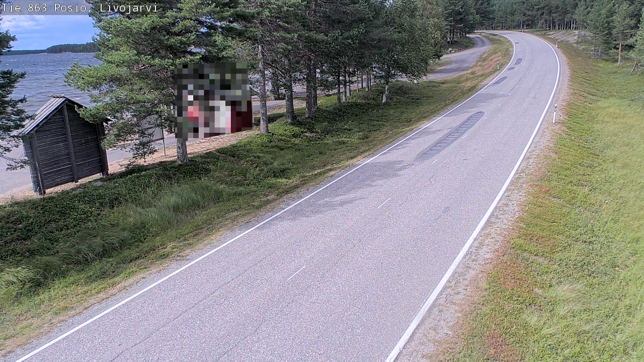 Kelikamerat Kuva Tie 863 Livojärvi, Posio, Lappi