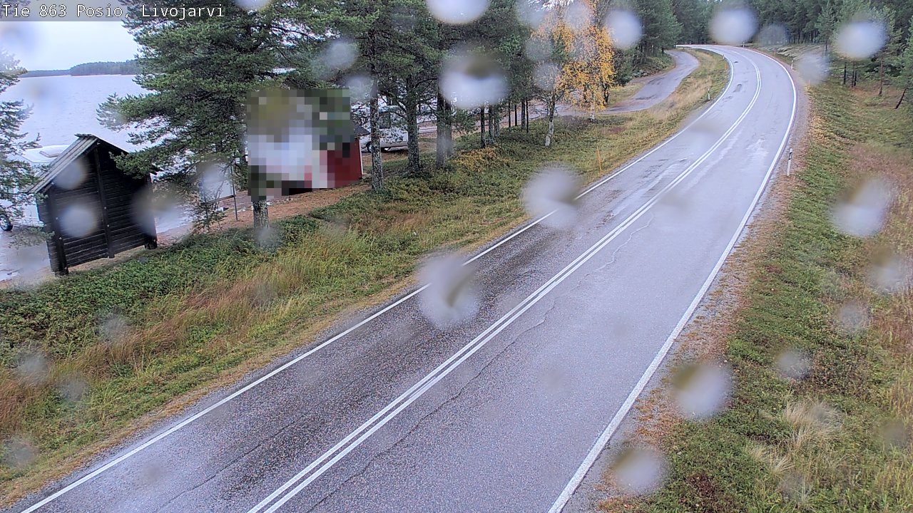 Weather Camera Image Road 863 Livojärvi, Posio, Lappi