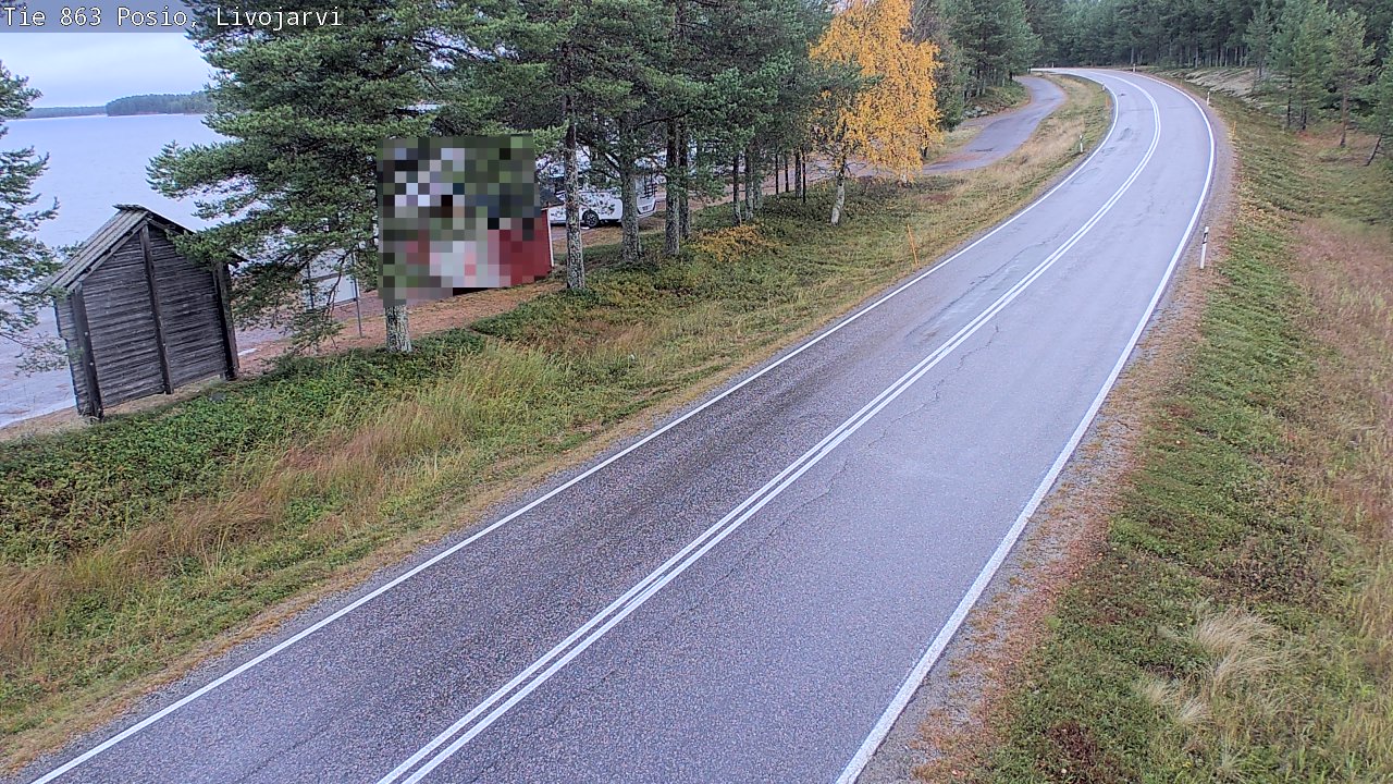 Kelikamerat Kuva Tie 863 Livojärvi, Posio, Lappi