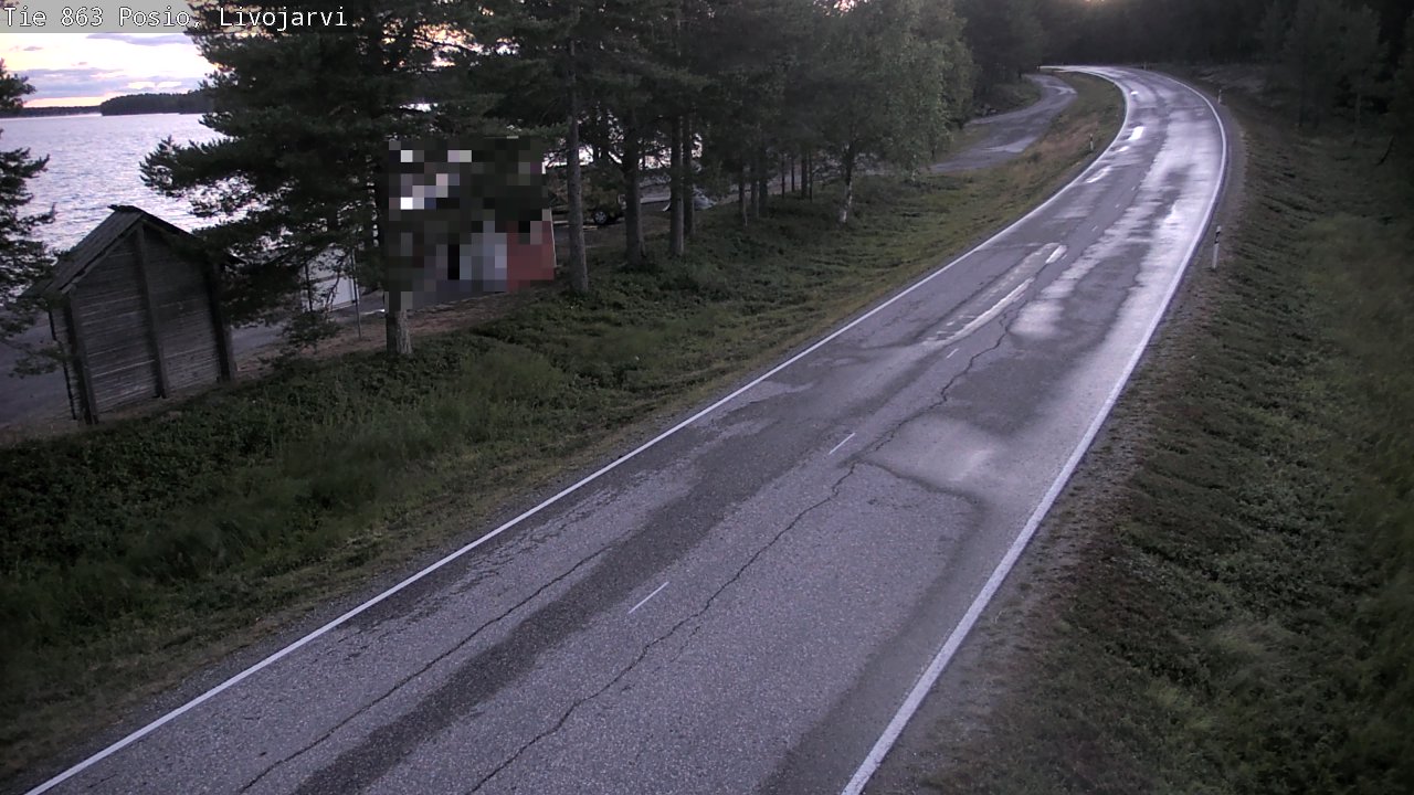Kelikamerat Kuva Tie 863 Livojärvi, Posio, Lappi