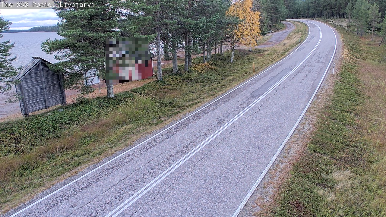 Kelikamerat Kuva Tie 863 Livojärvi, Posio, Lappi