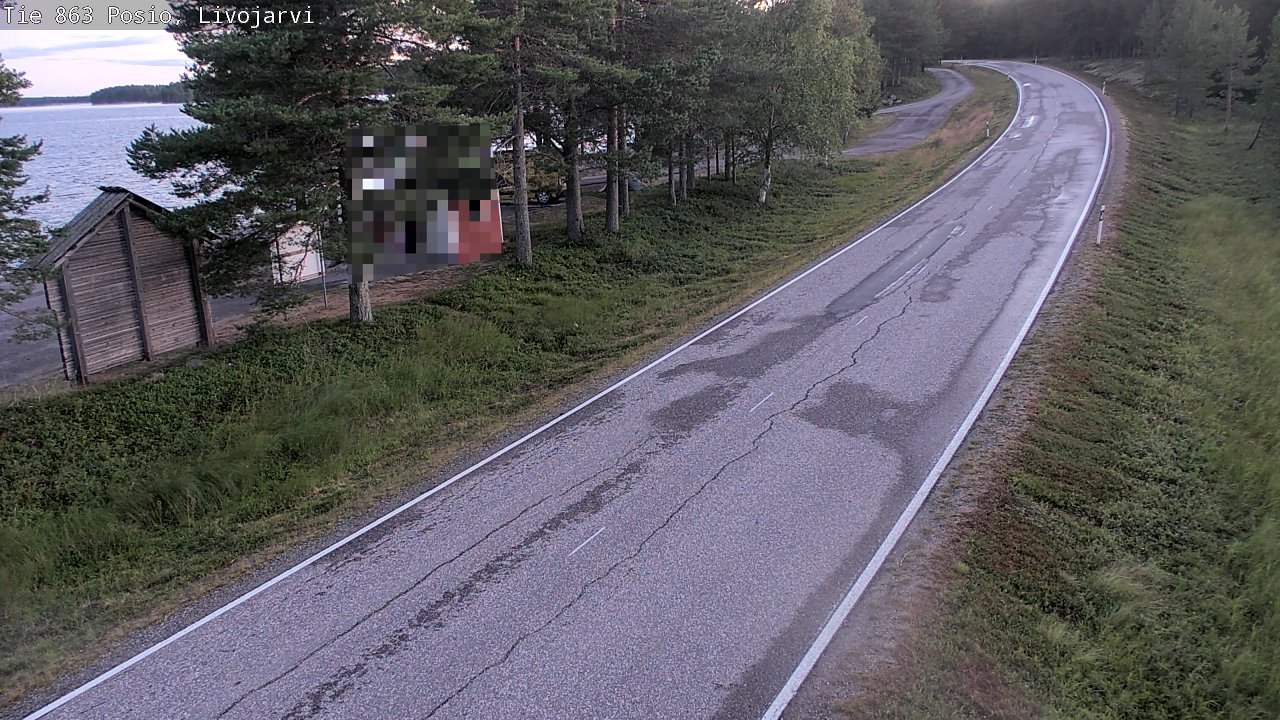 Kelikamerat Kuva Tie 863 Livojärvi, Posio, Lappi