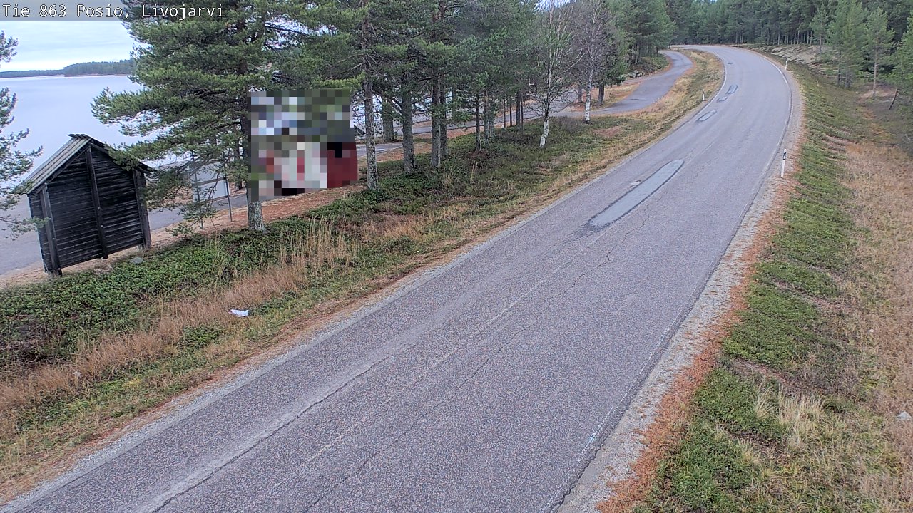 Kelikamerat Kuva Tie 863 Livojärvi, Posio, Lappi