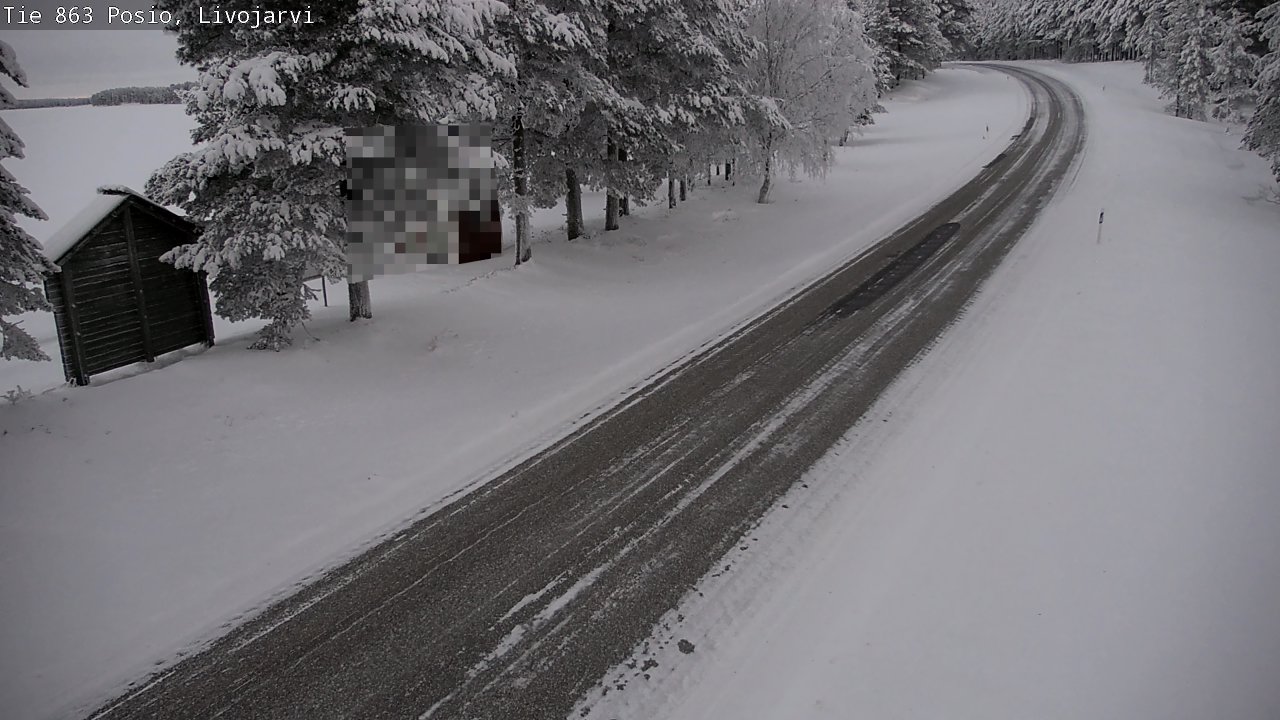 Kelikamerat Kuva Tie 863 Livojärvi, Posio, Lappi